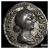 Roman Empire Faustina II 156-161 Silver Denarius