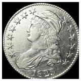 1823 Capped Bust Half Dollar CLOSELY  UNCIRCULATE