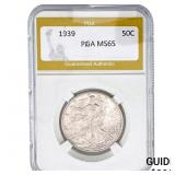 1939 Walking Liberty Half Dollar PGA MS65
