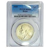 1935 Boone Half Dollar PCGS MS66