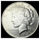 1934-D Silver Peace Dollar CLOSELY UNCIRCULATED