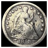 1853-O Arrows Seated Liberty Half Dime NICELY  CI