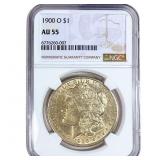 1900-O Morgan Silver Dollar NGC AU55