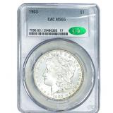 1903 Morgan Silver Dollar CAC MS65