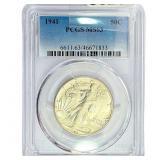 1941 Walking Liberty Half Dollar PCGS MS63