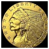 1926 Indian Head Gold $2.50 Quarter Eagle CLOSELY