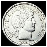 1902 Barber Dime UNCIRCULATED
