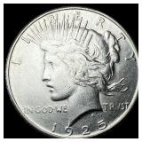 1923-S Silver Peace Dollar CLOSELY UNCIRCULATED