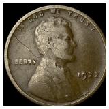 1922 No D Lincoln Wheat Cent LIGHTLY CIRCULATED