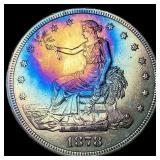 1878-S Toned Silver Trade Dollar CLOSELY UNCIRCULA