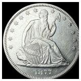 1877 Seated Liberty Half Dollar UNCIRCULATED