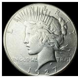 1927 Peace Silver Dollar CLOSELY UNCIRCULATED