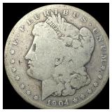 1904-S Silver Morgan Dollar NICELY CIRCULATED