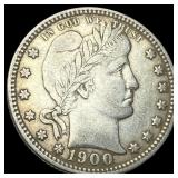 1900 Barber Quarter NEARLY UNCIRCULATED
