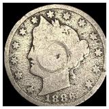 1886 Liberty Head Nickel HIGH GRADE