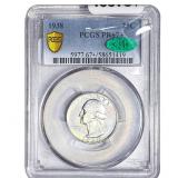 1938 CAC Washington Silver Quarter PCGS PR67+
