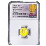 2016-W 1/10oz 10C Mercury NGC SP69 First Releases