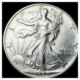 1939-D Silver Walking Liberty Half Dollar UNCIRCUL