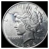 1934 Silver Peace Dollar UNCIRCULATED