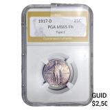 1917-D Standing Liberty Quarter PGA MS65 FH Type 2