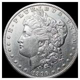 1896-O Silver Morgan Dollar CLOSELY UNCIRCULATED