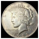1923-D Silver Peace Dollar CLOSELY UNCIRCULATED