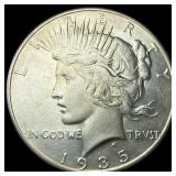 1935 Silver Peace Dollar CHOICE AU