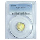1949-S Roosevelt Dime PCGS MS66+