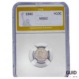 1840 Seated Liberty Half Dime PGA MS62