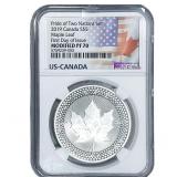2019 S$5 Canada Maple Leaf NGC PF70