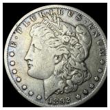 1892-O Morgan Silver Dollar LIGHTLY CIRCULATED