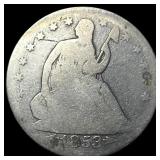 1853 Arrows Seated Liberty Half Dollar NICELY CIRC