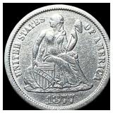 1877-CC Silver Dime UNCIRCULATED