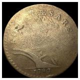 1787 New Jersey Copper No Coulter Maris 63-s. NICE