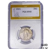 1921 Standing Liberty Quarter PGA XF40