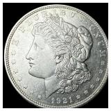 1921-D Silver Morgan Dollar CHOICE AU