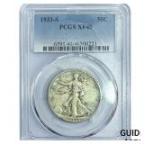 1933-S Walking Liberty Half Dollar PCGS XF40