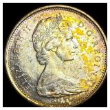 1968 Canada Silver 25 Cents CLOSELY UNCIRCULATED