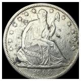 1868-S Silver Seated Liberty Half Dollar HIGH  GR