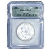 1954 Franklin Half Dollar ICG PR68