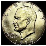 1974-S Eisenhower Dollar SUPERB GEM BU