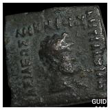 Bactrian Kingdom Antialcidas 115-95 BC Bronze Squ