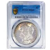 1886 Morgan Silver Dollar PCGS MS66