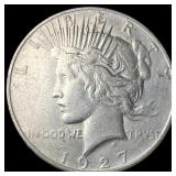 1927 Peace Silver Dollar ABOUT UNCIRCULATED