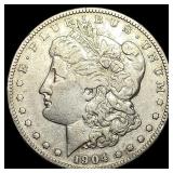 1904-S Silver Morgan Dollar LIGHTLY  CIRCULATED