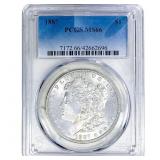 1887 Morgan Silver Dollar PCGS MS66