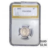 1892 Liberty Victory Nickel PGA MS66