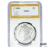 1904 Morgan Silver Dollar PGA MS63