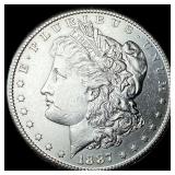 1887 Morgan Silver Dollar CLOSELY UNCIRCULATED