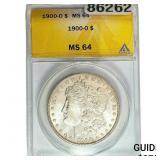 1900-O Morgan Silver Dollar ANACS MS64